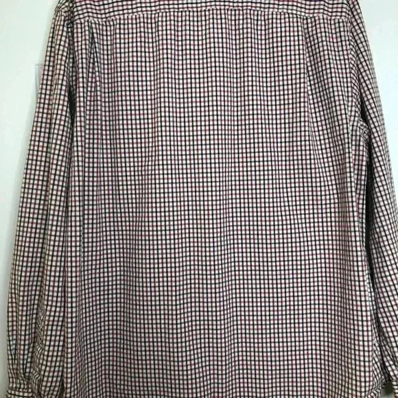 GAP  Dress Shirt White/Red/Black Size Large - Picture 13 of 16
